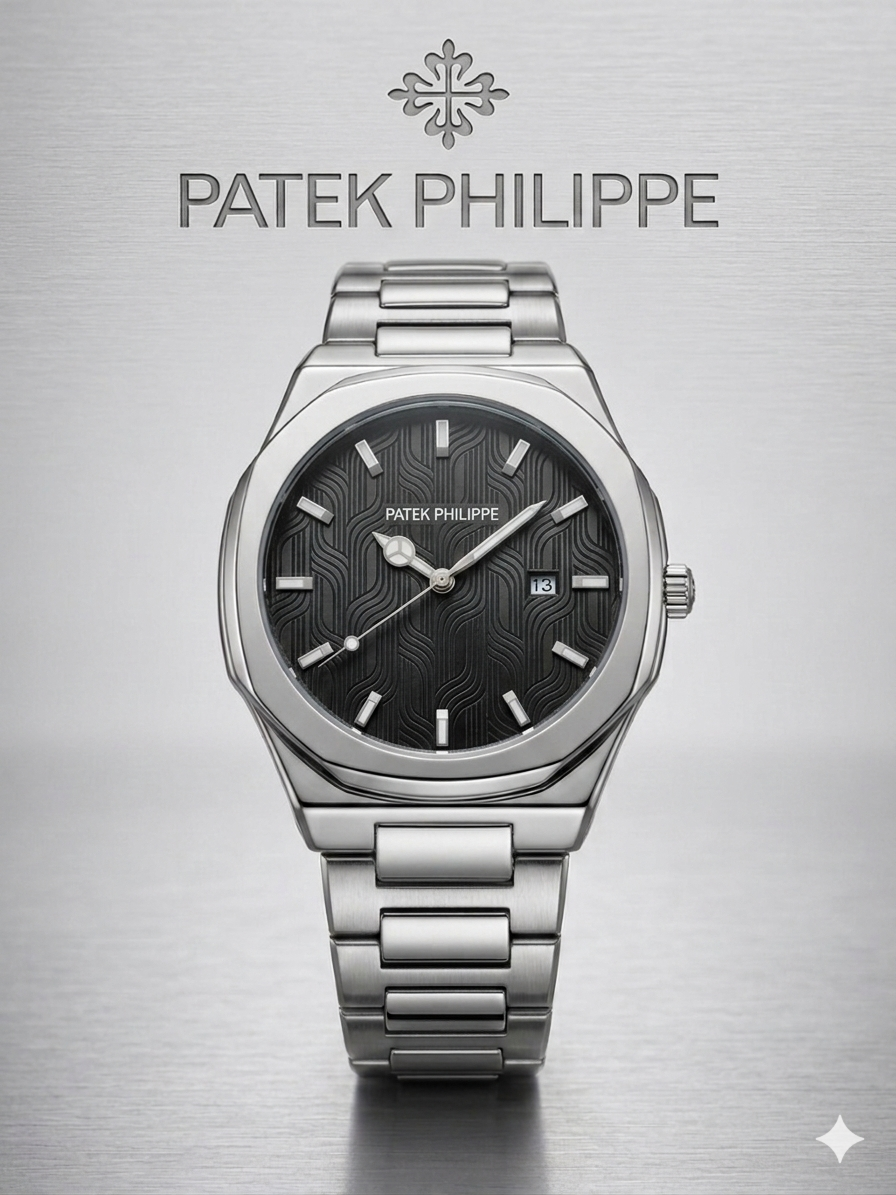 PATEK PHILIPPE Homage: Two-Tone Octagonal Luxury Watch