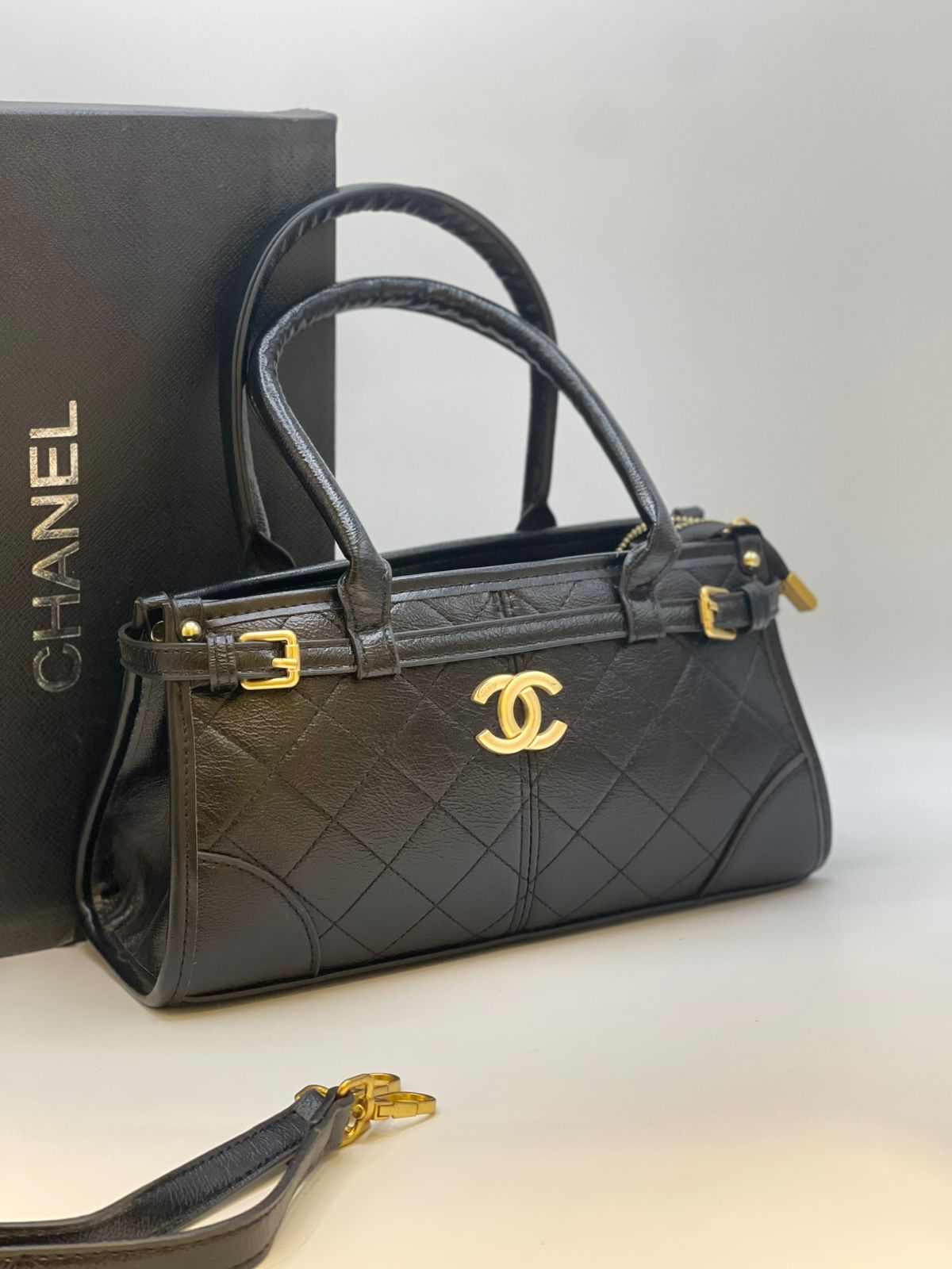 Midnight Black Satchel
