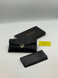 Fendi FF Embossed Continental Wallet with Envelope Flap