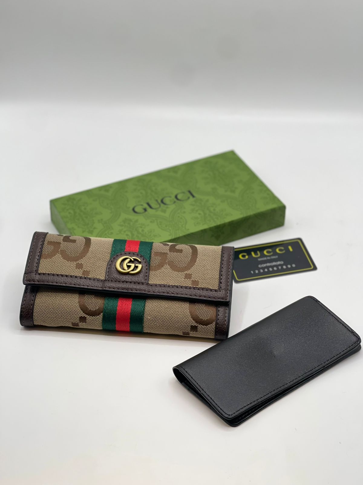 Gucci Ophidia Jumbo GG Continental Wallet