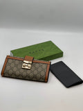 Gucci Padlock GG Supreme Continental Wallet