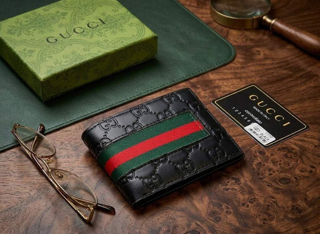 Gucci Black Signature Leather Wallet