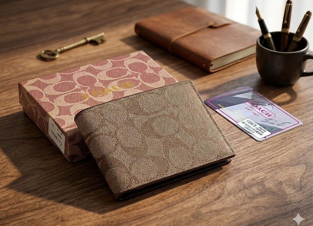 Classic Coach Blackish Bifold