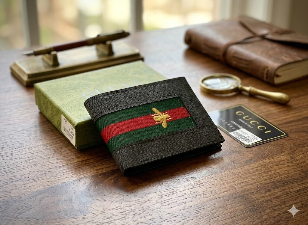 Gucci Bee Canvas Bi-fold